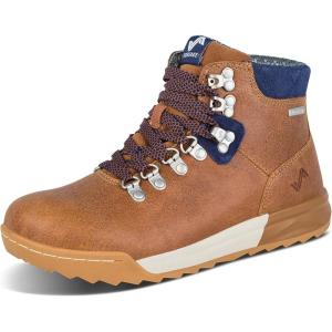imageForsake Patch  Womens Waterproof Premium Leather Hiking BootBrownNavy